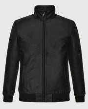 Ryan Reynolds Comic Con Black Leather Jacket