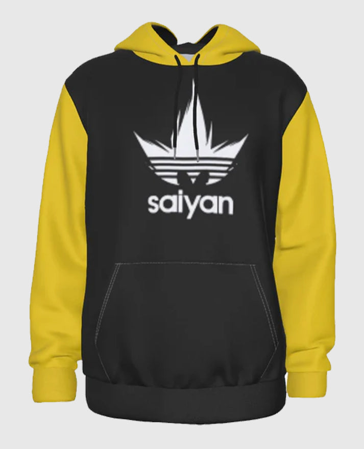 Saiyan Adidas Black Hoodie