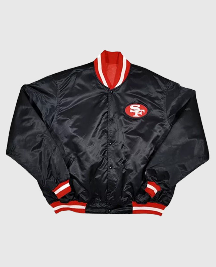 San Francisco 49ers Black Bomber Jacket