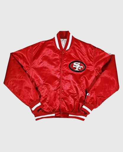 San Francisco 49ers Red Bomber Jacket