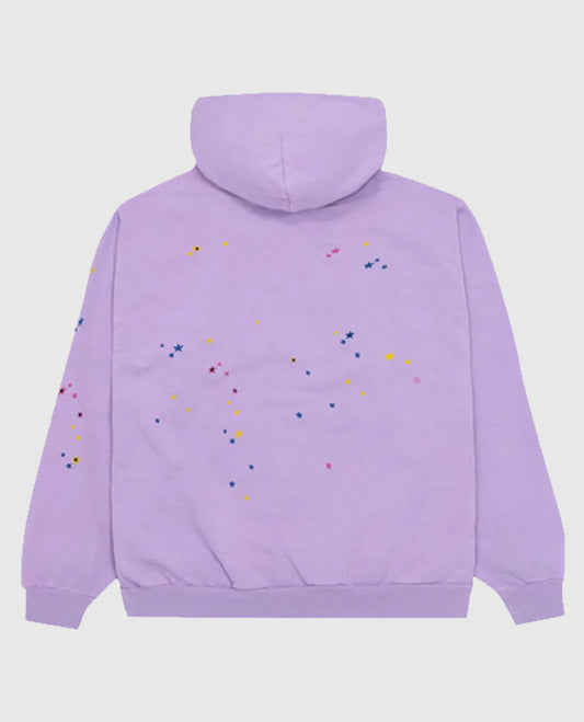 Sp5der Acai Purple Hoodie