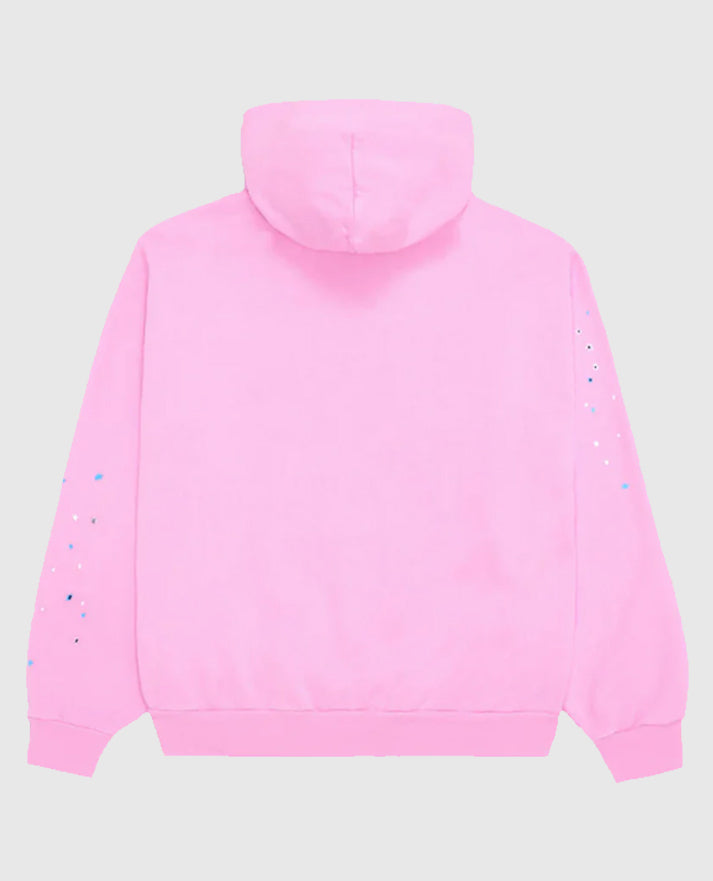 Sp5der OG Web Pink Pullover Hoodie