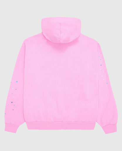 Sp5der OG Web Pink Pullover Hoodie
