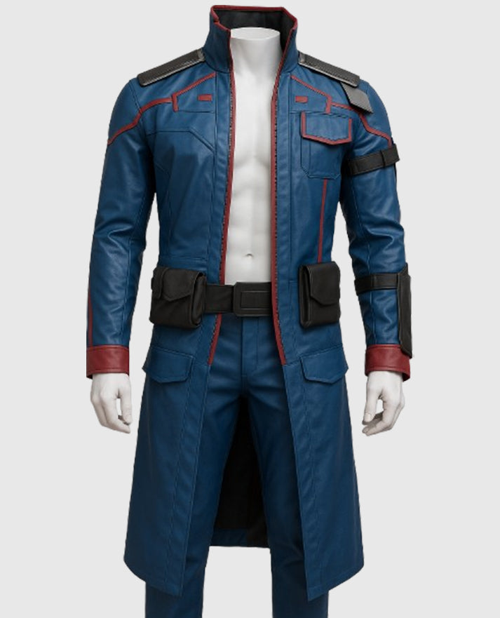 Star Lord Guardians of the Galaxy Leather Coat
