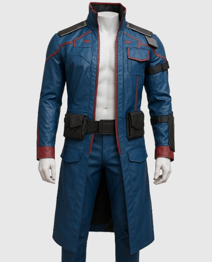 Star Lord Guardians of the Galaxy Leather Coat
