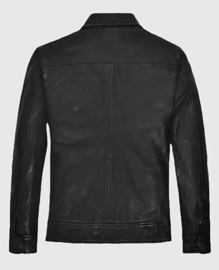 Steve Burton General Hospital Leather Black Jacket