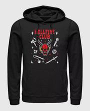 Stranger Things Hellfire Club Black Hoodie