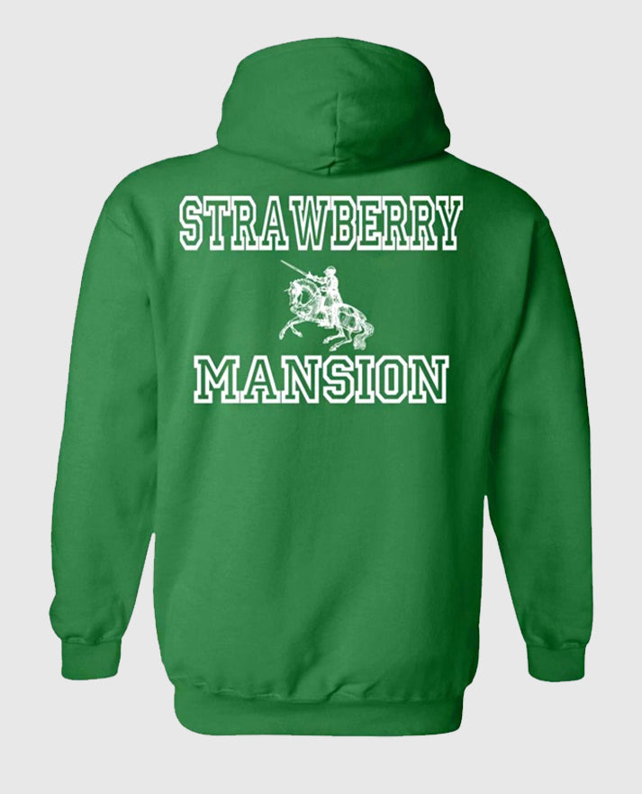 Strawberry Mansion Pullover Hoodie Unisex