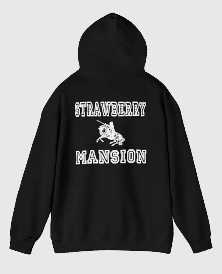 Strawberry Mansion Black Hoodie