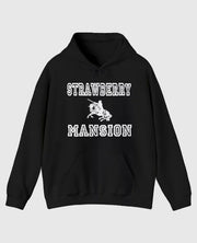 Strawberry Mansion Black Pullover Hoodie