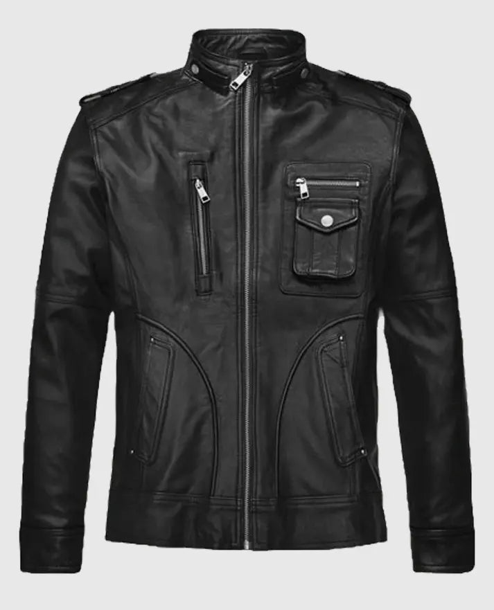 Street Style Leather Jacket for Men