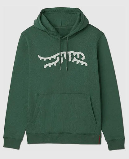 Sun Day Red Tiger Woods Green Pullover Hoodie