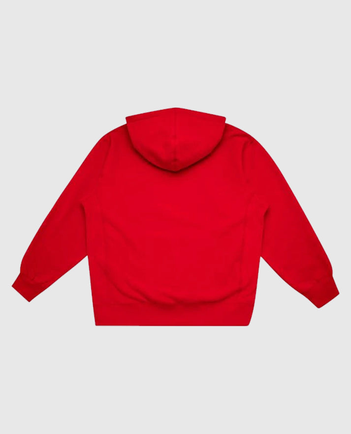 Supreme KAWS Chalk Logo Red Sweatshirt 