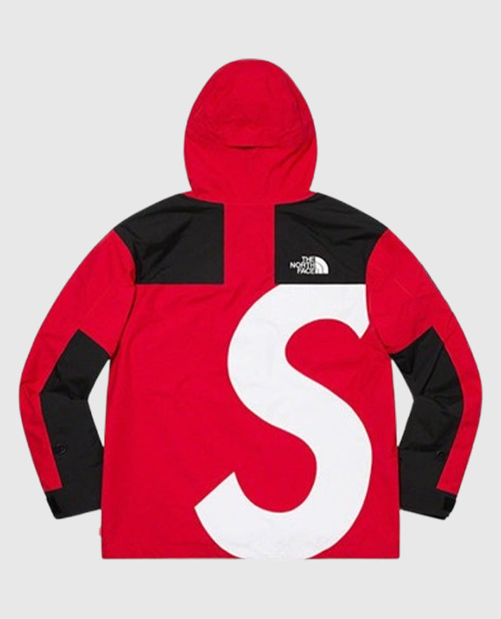 Supreme The North Face S Logo Mountain Red Nylon Jacket
