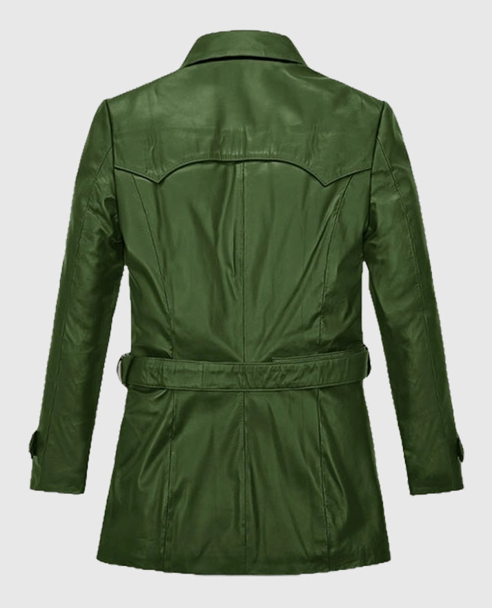 Svetlana Viktorovna Khodchenkova The Wolverine Leather Green Jacket
