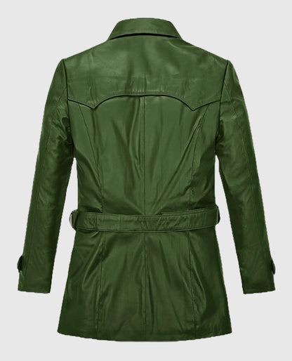 Svetlana Viktorovna Khodchenkova The Wolverine Leather Green Jacket