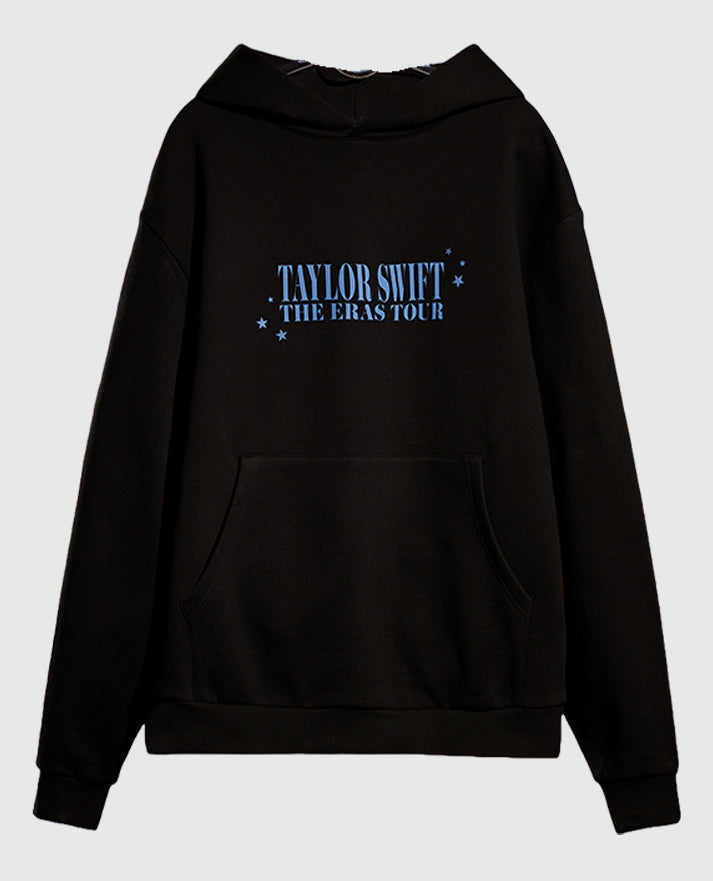 Taylor Swift The Eras Tour Vigilante Live Photo Black Hoodie