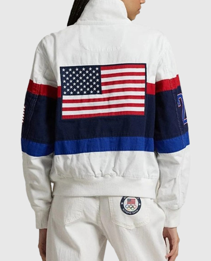 Team USA Closing Ceremony White Jacket