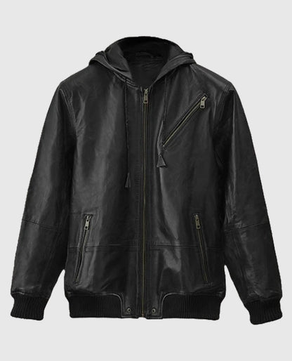 Terminator Genisys Jai Courtney Black Leather Jacket