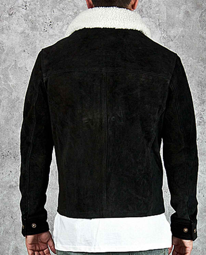 The Walking Dead Rick Grimes Leather Black Jacket