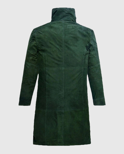 Timber Green Suede Ryan Gosling Blade Runner 2049 Coat
