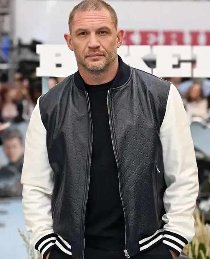 Tom Hardy The Bikeriders Black Jacket