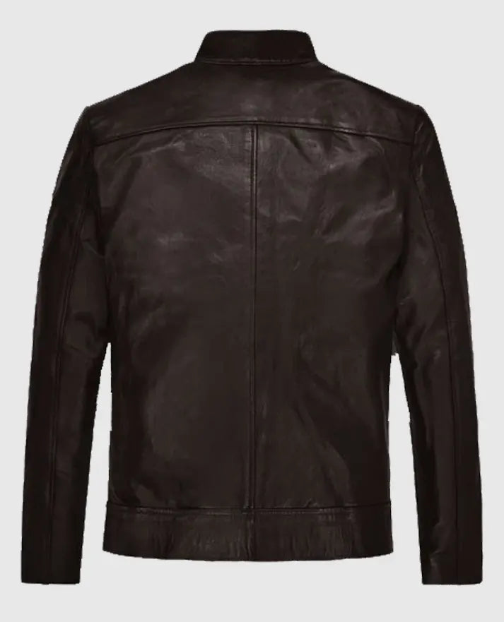 Tom Hardy This Means War Dark Brown Leather Jacket