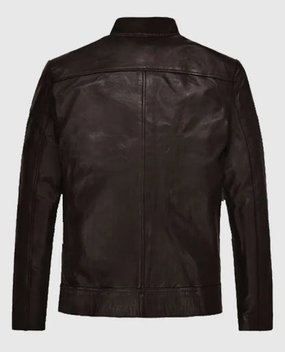Tom Hardy This Means War Dark Brown Leather Jacket