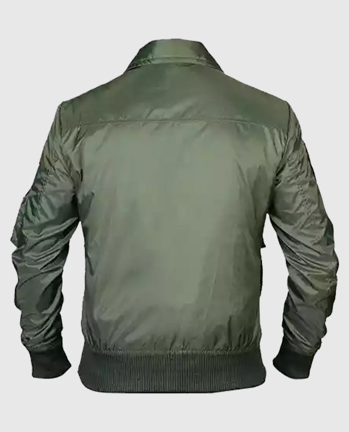 Top G-1 Green Flight Bomber Gun Mave-rick Jacket