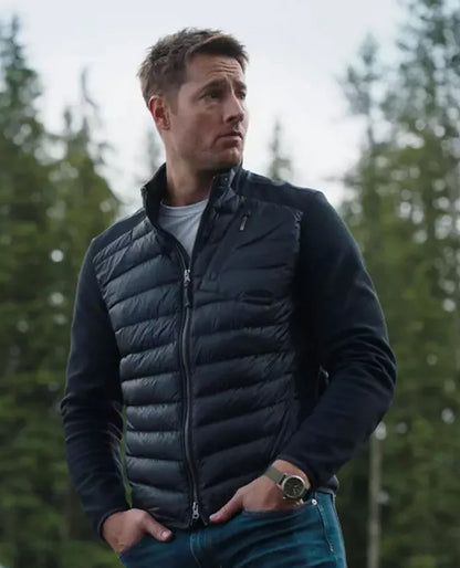 Tracker 2024 Justin Hartley Blue Jacket