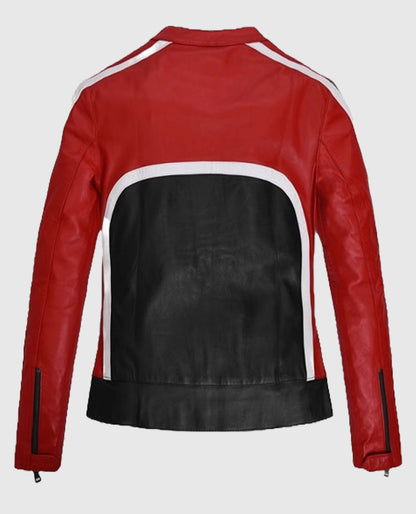 Ursula Corbero Money Heist Leather red Jacket