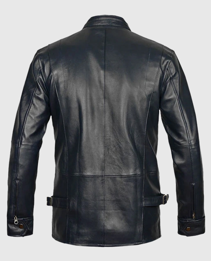 Vin Diesel Fast And Furious 6 Blue Leather Jacket