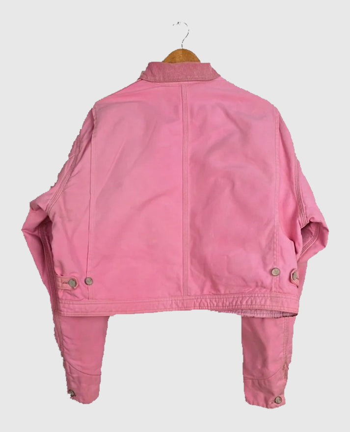 Vintage Carhartt x NY Yankees Pink Crop Jacket