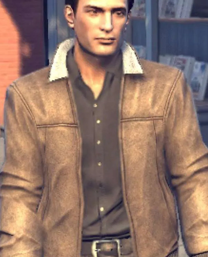 Vito Scaletta Mafia 2 Brown Leather Jacket