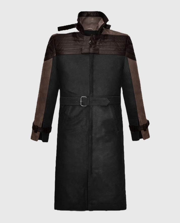 Watch Dogs 3 Legion Aiden Leather Trench long Coat