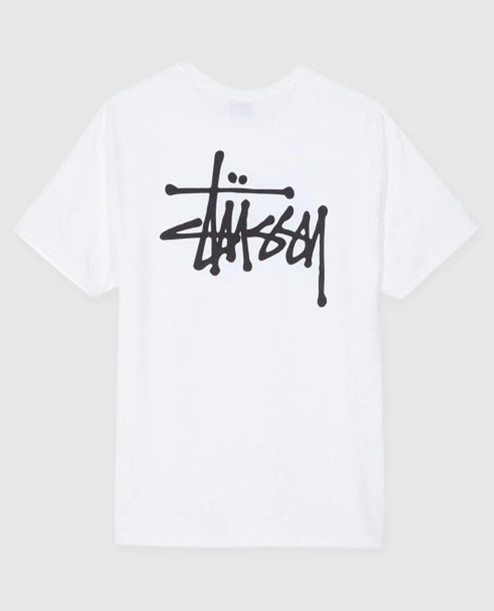 White Basic Stussy Tee