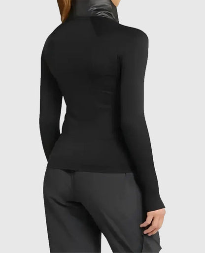 Women's Hybrid Zella Black Puffer Jacket