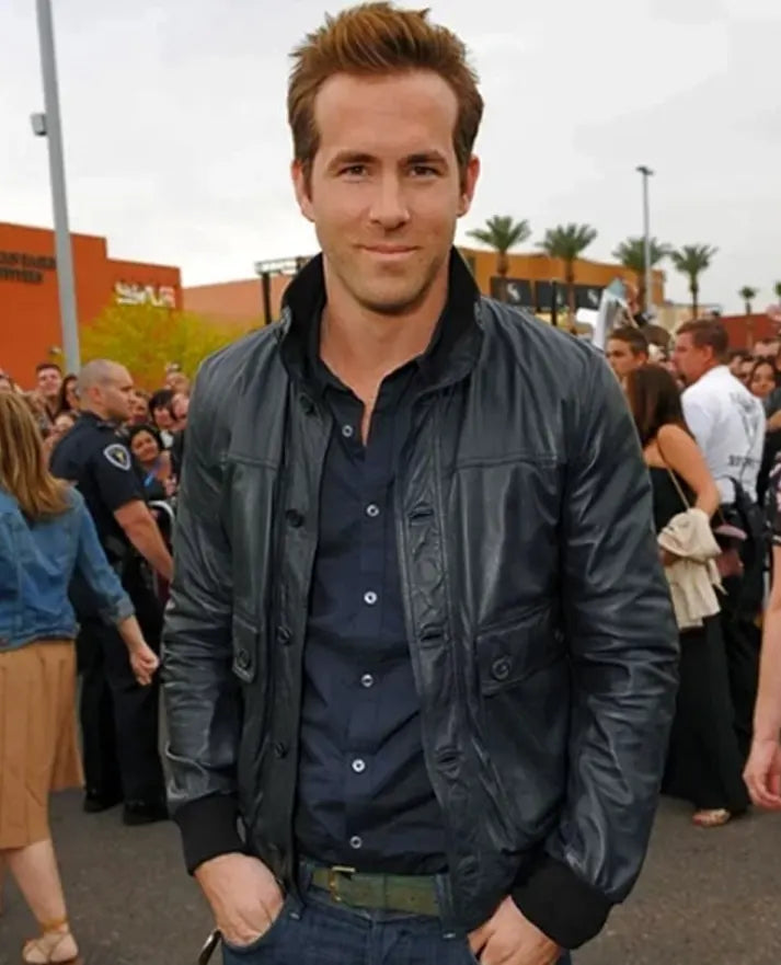 X-Men Ryan Reynolds Leather Jacket