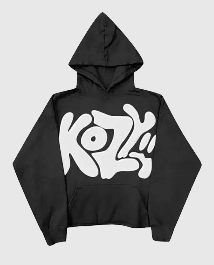Y2K Kozy Black Hoodie