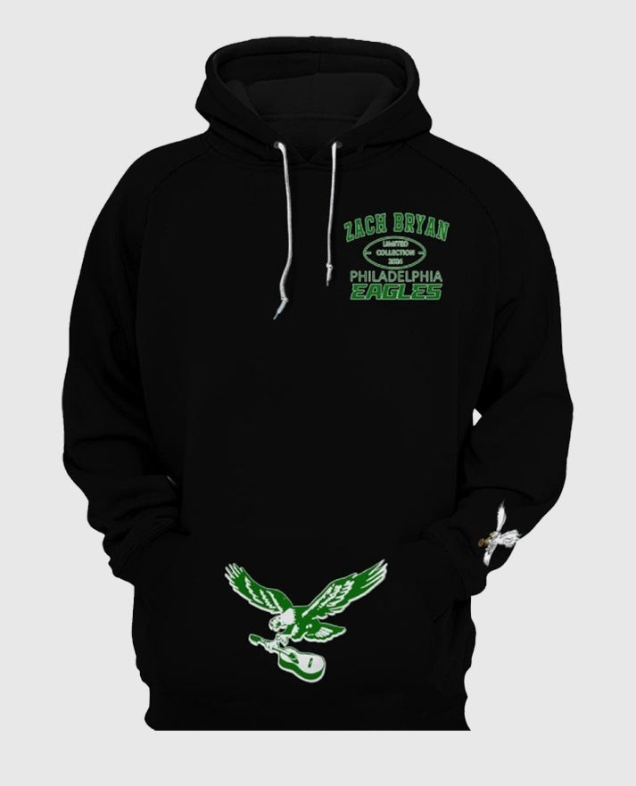 Zach Bryan Black Eagles Hoodie