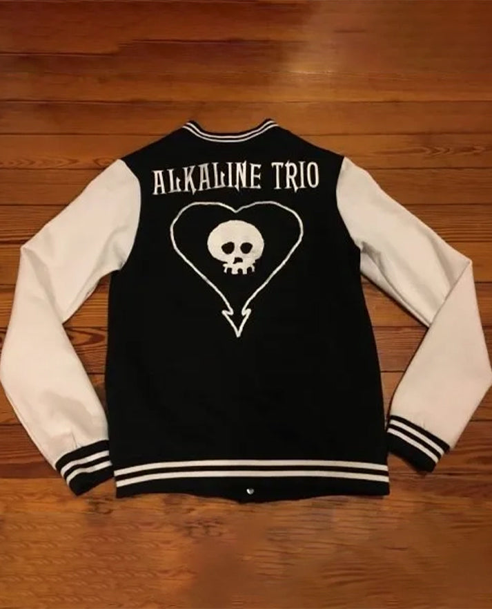 Alkaline Trio Black & White Varsity Jacket