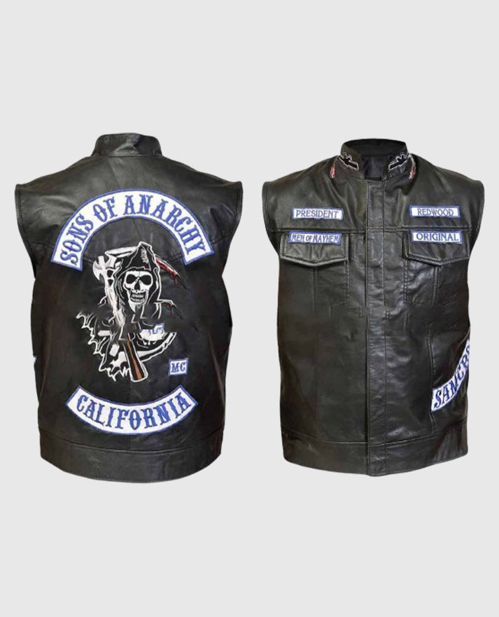 JD Pardo Mayan M.C Leather Vest