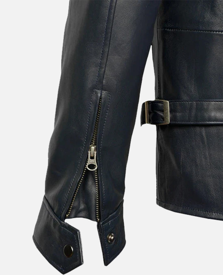 Vin Diesel Fast And Furious 6 Blue Leather Jacket