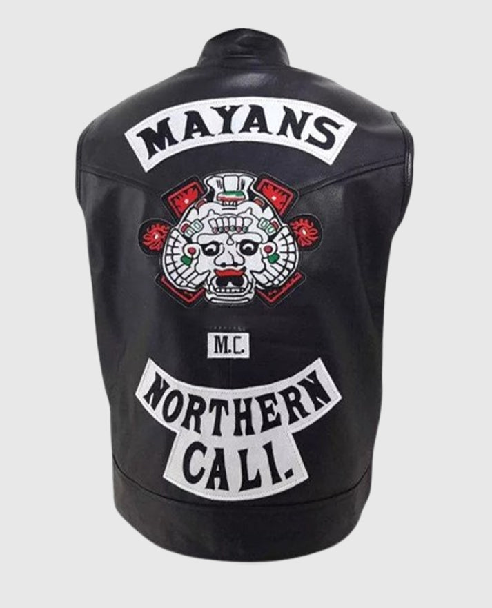 JD Pardo Mayan M.C Leather Vest