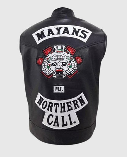 JD Pardo Mayan M.C Leather Vest