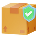 Secure packaging icon